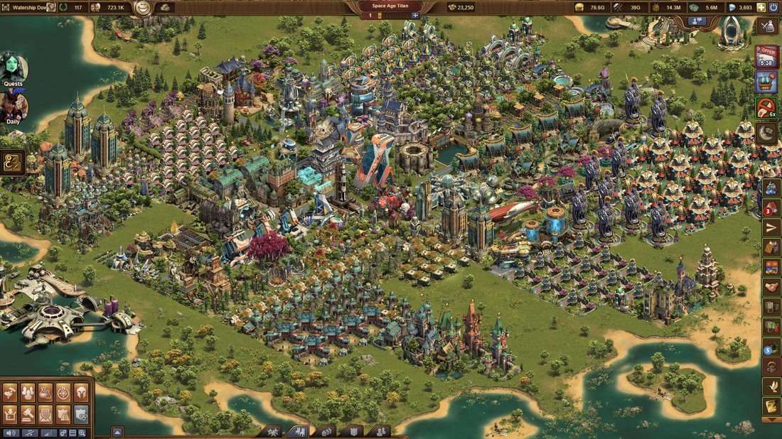 City layout after optimisation